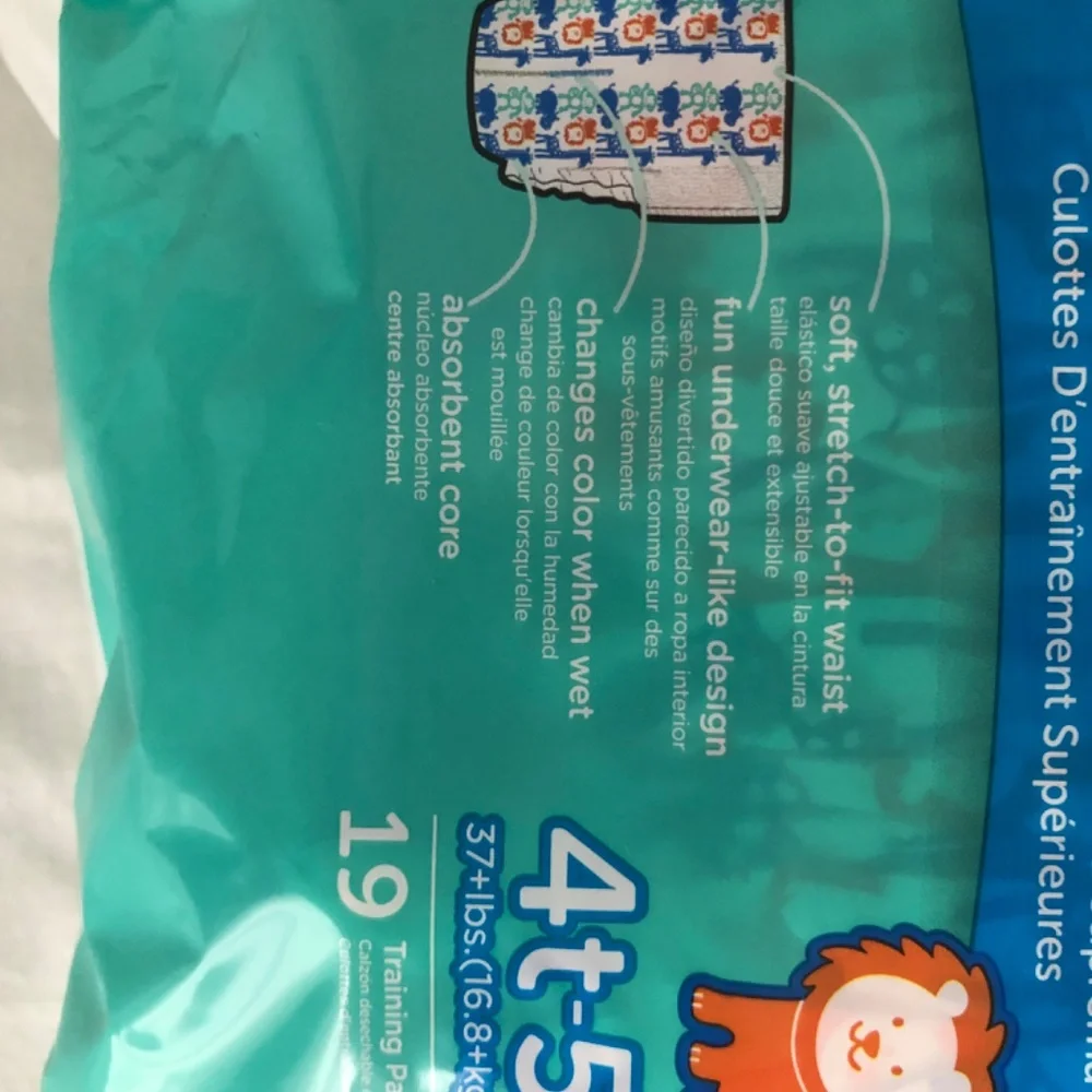 4T-5T Comfees Boys Pull Ups Diaper 3 pack of 19